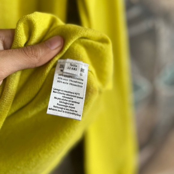 ZADIG & VOLTAIRE Girls Cashmere-Wool “Rock” Sweater - Picture 6 of 9